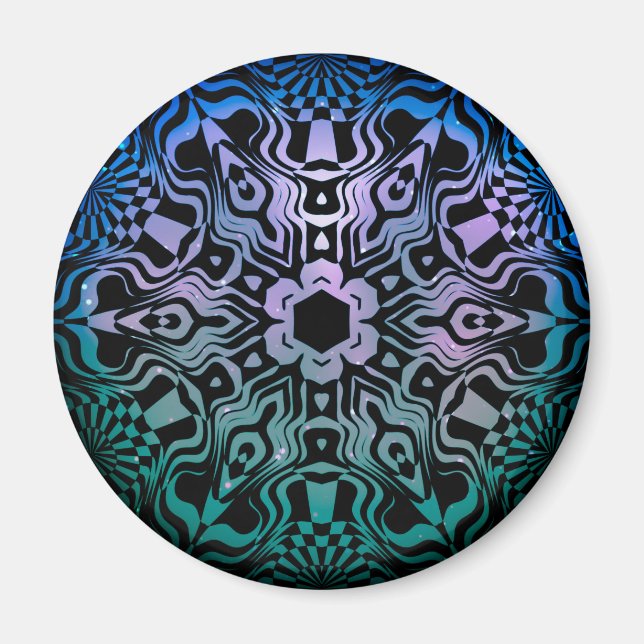 Hübscher Mandala-Magnet Magnet (Vorne)