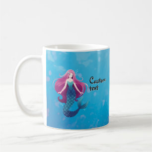 Hübscher Meerjungfrau Persönliche Umarmung Kaffeetasse
