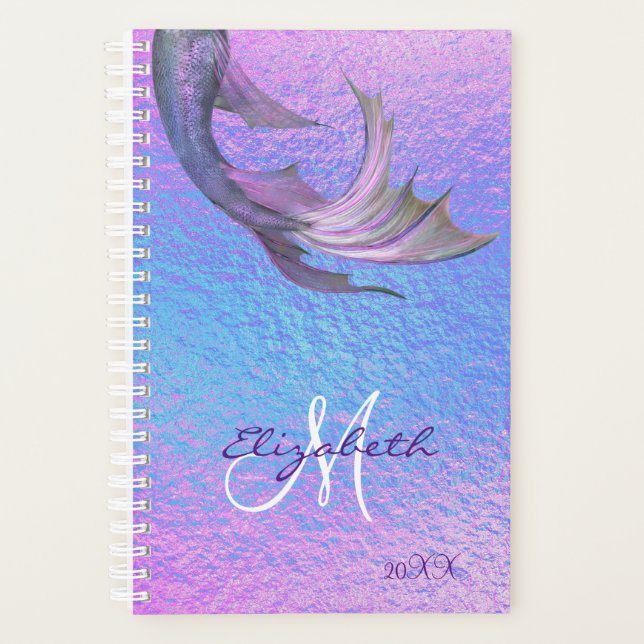 Hübscher Mermaid Schwanz Iridescent Organiser Dail (Vorderseite)