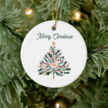 Hübscher minimalistischer Weihnachtsbaum im Tole-S