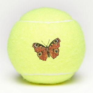 Hübscher Monarch Butterfly Golden Brown Wings Tennisbälle