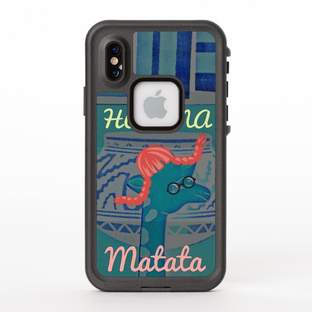 Hübscher Niedlicher Funny Giraffe Hakuna Matata Ne (Rückseite)