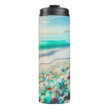 Hübscher Ocean Beach mit Sea Glass