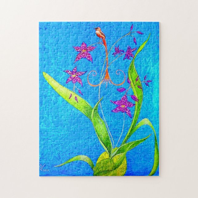 Hübscher Orchid Bird (Vertikal)