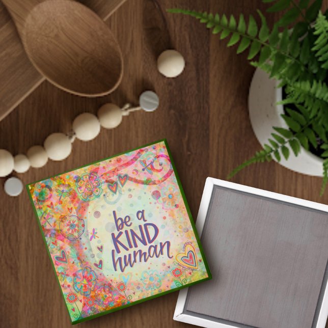 Hübscher Pastelbaum ist eine menschliche Inspiriti Magnet (Von Creator hochgeladen)