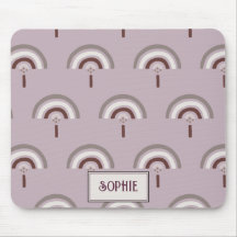 Hübscher Personalisierter Boho Regenbogen Silber P