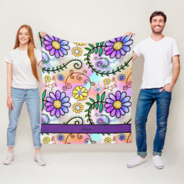 Hübscher Personalisierter Name Fleecedecke