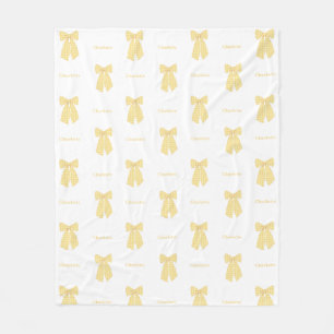 Hübscher Personalisierter Pfirsichhühner Feminine Fleecedecke
