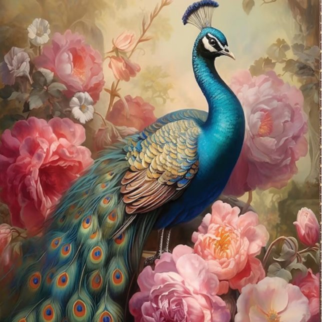 Hübscher Pfau Seidenpapier (Von Creator hochgeladen)