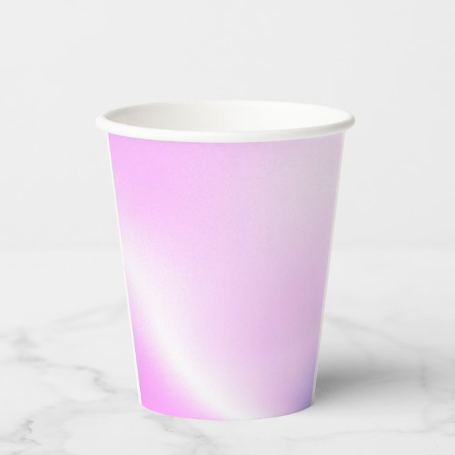 Hübscher Pink Paper Cup Pappbecher (Vorderseite)