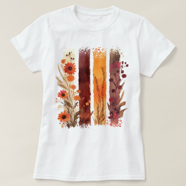 Hübscher Pinselstrich T-Shirt (Design vorne)