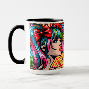 Hübscher Pop Art Comic Giro del Malcantone Tasse