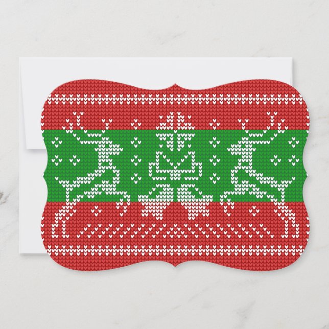 Hübscher Pullover Glocken Xmas Rentiere Krockett (Vorderseite)