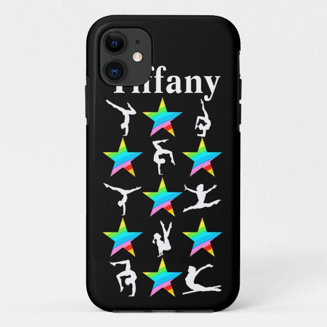 HÜBSCHER RAINBOW STAR CUSTOM GYMNASTICS IPHONE FAL Case-Mate iPhone HÜLLE (Rückseite)