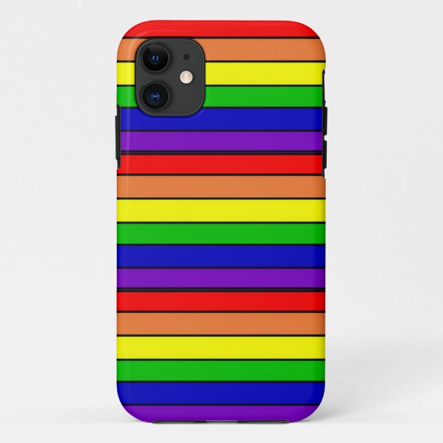 Hübscher Regenbogen Case-Mate iPhone Hülle (Rückseite)