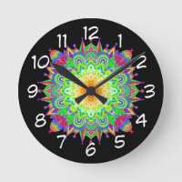 Hübscher Regenbogen Farbe Mandala Abstrakte Kunst
