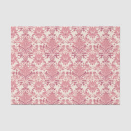 Hübscher rosa Damast Ziermuster Seidenpapier