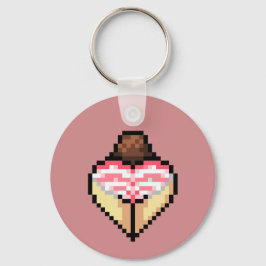 Hübscher Rosa-Shimapan-Schlüsselanhänger Schlüsselanhänger