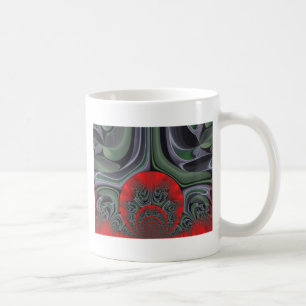 Hübscher roter Aurora-Kunstprint Kaffeetasse