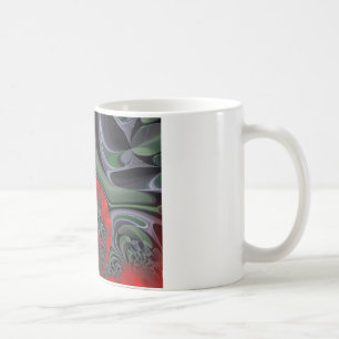 Hübscher roter Aurora-Kunstprint Kaffeetasse