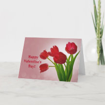 Hübscher Roter Tulip Der Valentinstag ist geflocht