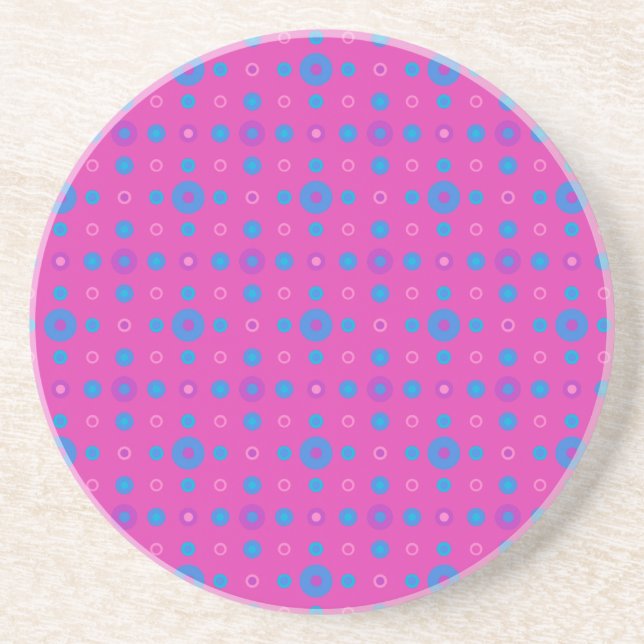 Hübscher Sandstein Untersetzer, Magenta und Bright Untersetzer (Vorne)