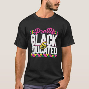 Hübscher schwarzer und gebildeter Schwarzafrikaner T-Shirt