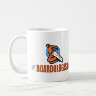 Hübscher Snowboarder Spaß Snowboarden Wintersport Kaffeetasse