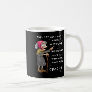 Hübscher Spaß Halloween ich habe keine Falten Kaffeetasse
