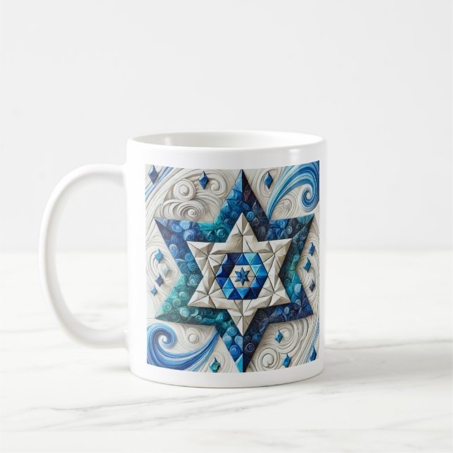 Hübscher Star der David-Tasse Kaffeetasse (Links)