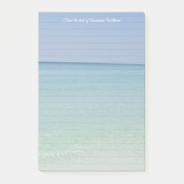 Hübscher Strand mit Bettwäsche Post-it Klebezettel