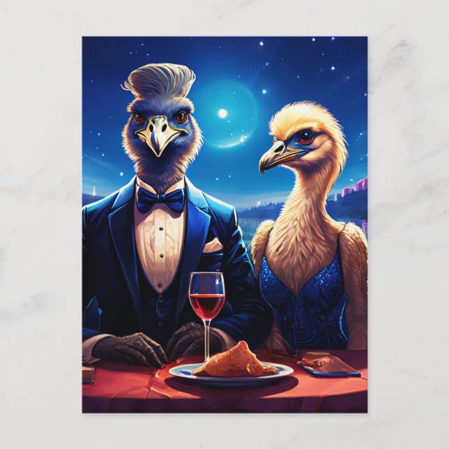 Hübscher Strauß Postkarte (Vorderseite)