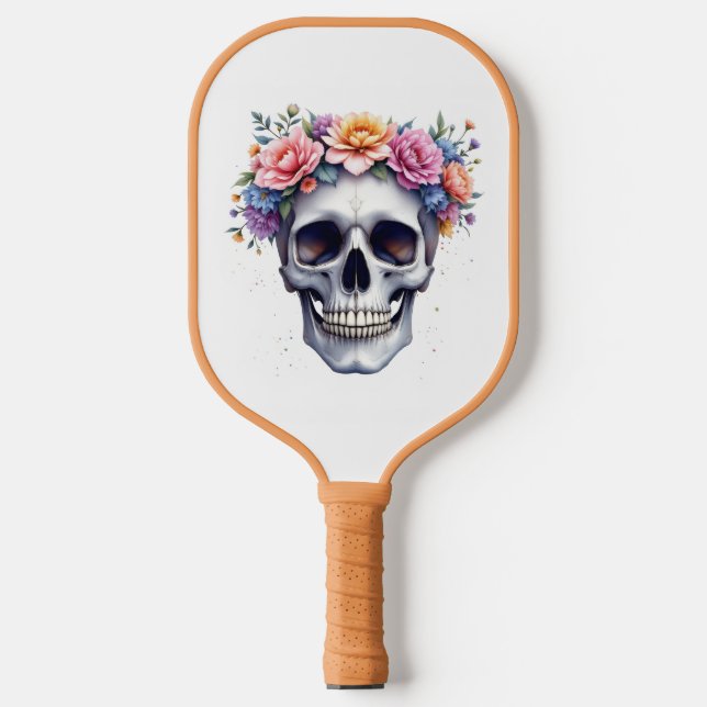 Hübscher Totenkopf Pickleball Schläger (Vorderseite)