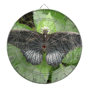 Hübscher Tropenschmetterling und Blume - Hauptplat Dartscheibe