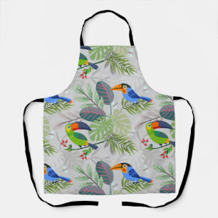 Hübscher Tukantuenvogel, Everybirdy-Muster, Aquare Schürze