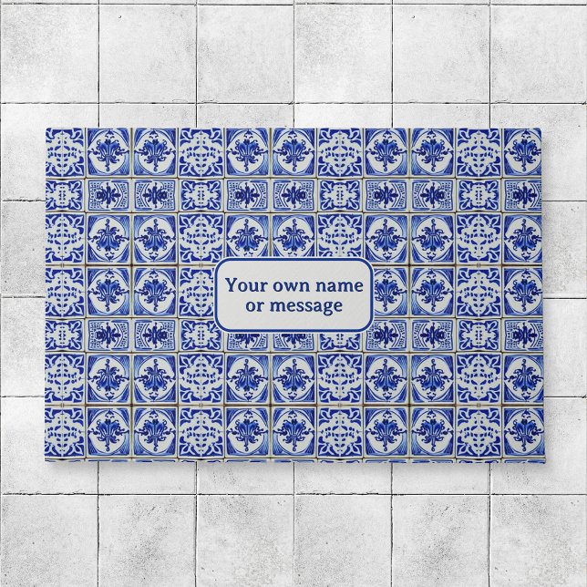 Hübscher Vintager holländischer Empfang Fußmatte (Von Creator hochgeladen)