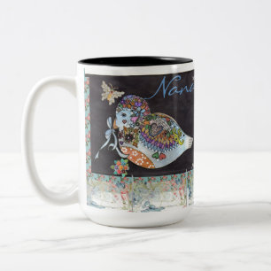 "Hübscher Vogel (2)" personalisierte Tasse