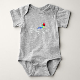 Hübscher Vogel Baby Strampler