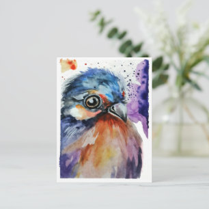 Hübscher Vogel Feiertagspostkarte