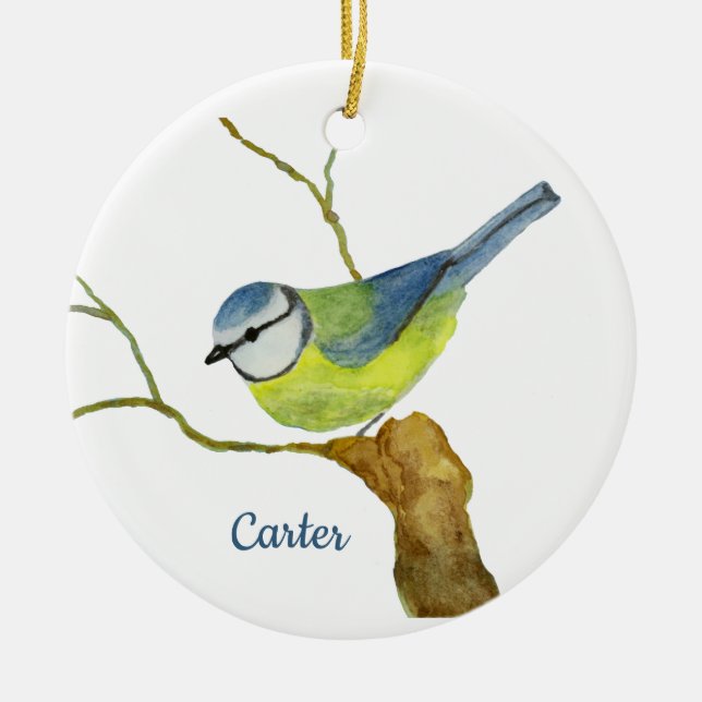 Hübscher Vogel Keramik Ornament (Vorne)