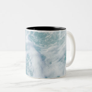 Hübscher Wellenschaum Zweifarbige Tasse