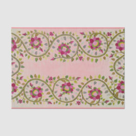 HÜBSCHER William Morris PINK FLORAL TISSUPAPIER Seidenpapier