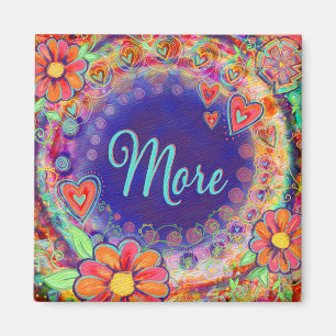 Hübschere Blumenfarben Moderne Inspiritivität Magnet