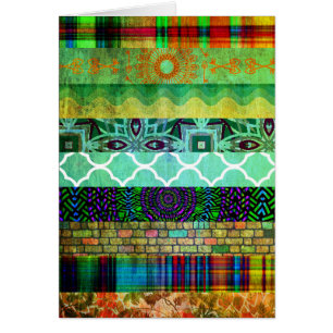 Hübsches abstraktes Bohemisches gestreiftes Muster