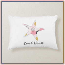 Hübsches Abstraktes Starfish Beach House Dekokissen