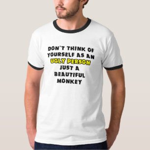 Hübsches-Affe-Lustiges-T-Shirt Humor T-Shirt
