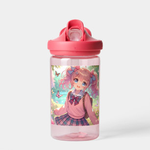 Hübsches Anime-Girl Trinkflasche