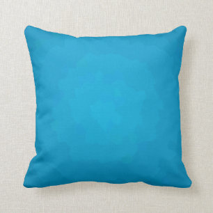 Hübsches Aqua/Blau Einfaches > Gemustertes Quadrat Kissen