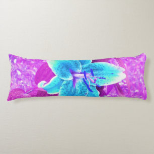 Hübsches Aqua Blue Stargazer Livio Lila Seitenschläferkissen