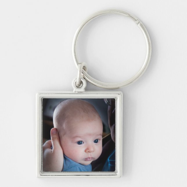Hübsches Baby-Foto-Schlüsselkette Schlüsselanhänger (Vorne)